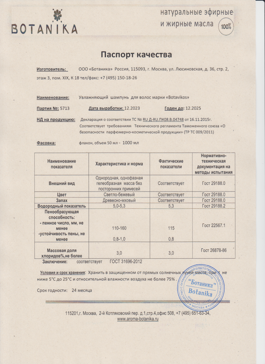 Паспорт №122023